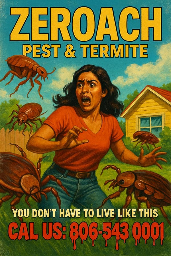 Zeroach Pest & Termite - Call Us: 806-543-0001